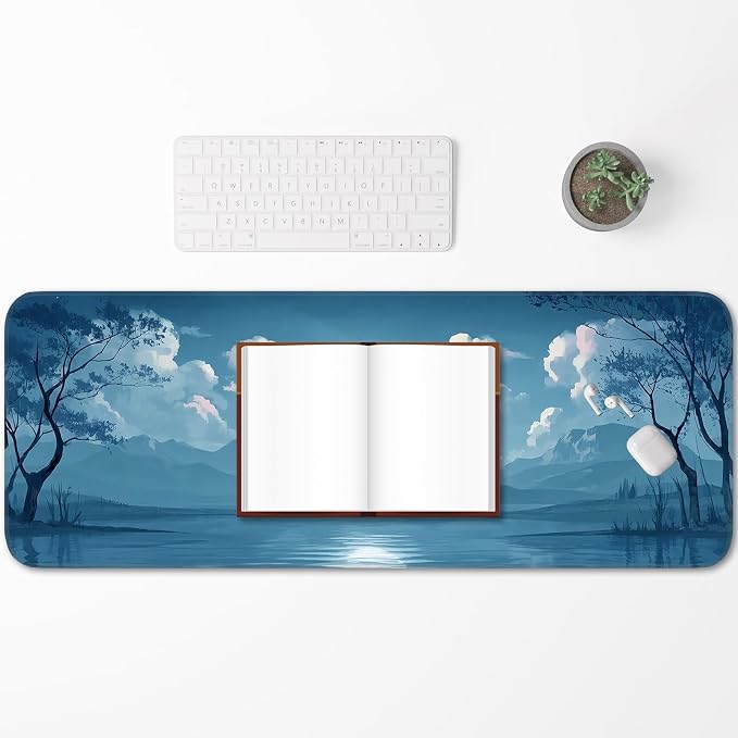 Mouse Pad, Moon Pattern, Non-Slip Rubber Base Gaming Mouse Pad - Image 6