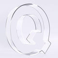 Ledido 10’’ Acrylic Letter Charcuterie Board Box, Reusable Fillable Serving Tray by Ledido