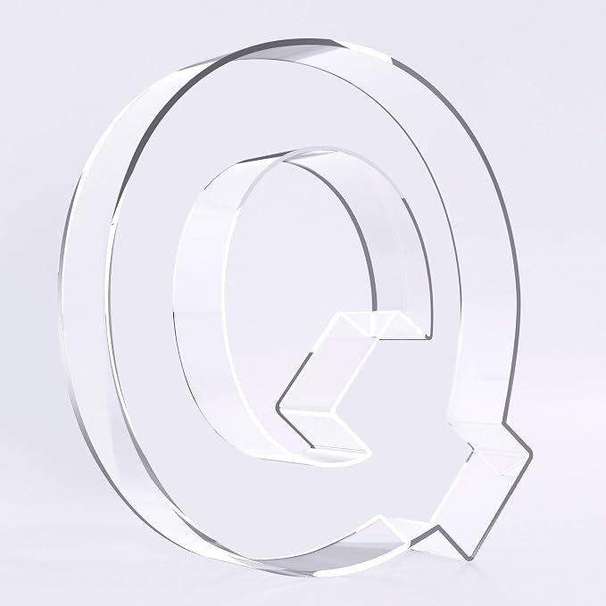 Ledido 10’’ Acrylic Letter Charcuterie Board Box, Reusable Fillable Serving Tray by Ledido
