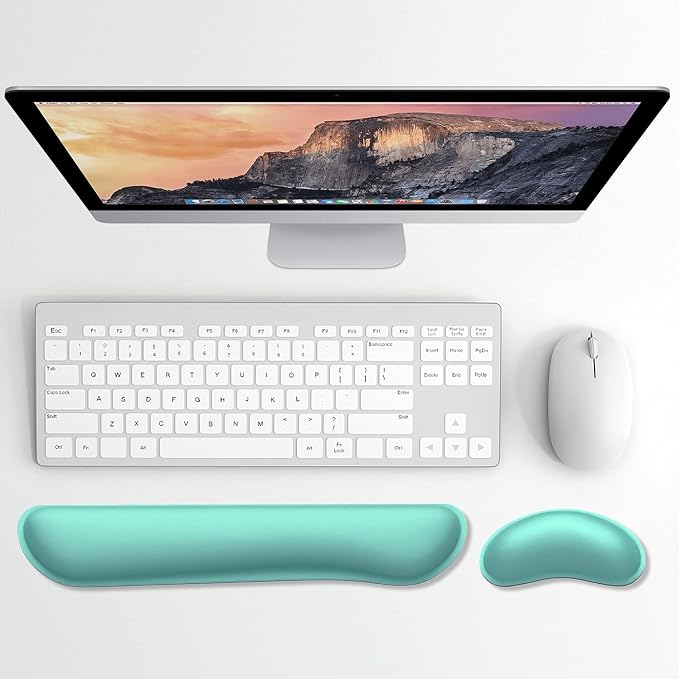 Dapesuom Enlarge Keyboard Wrist Rest, Memory Foam Wrist Cushion - Image 2