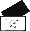 C-Line Slap-Stick Magnetic Label Holders, Side Load, 4.25 X 2.5 by C-Line