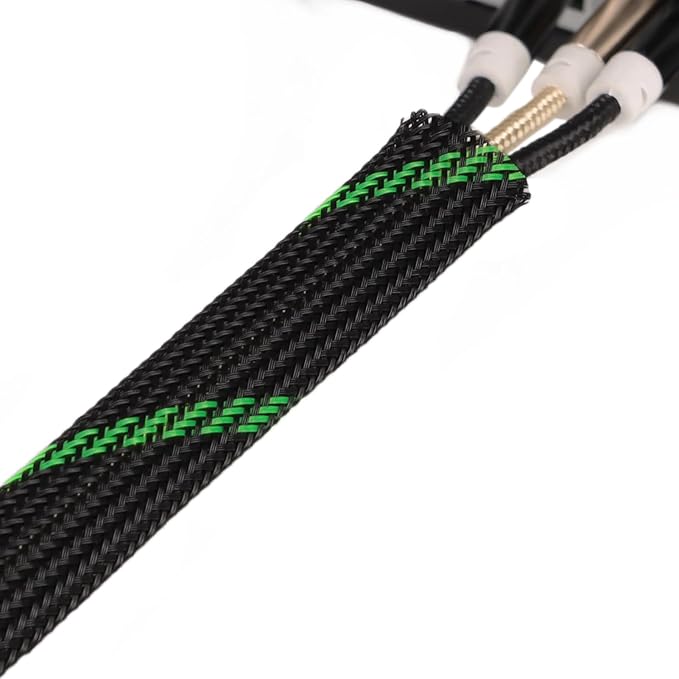 25ft PET Expandable Braided Cable Sleeve 1/2inch Pet Braided Cable Sleeve - Image 8