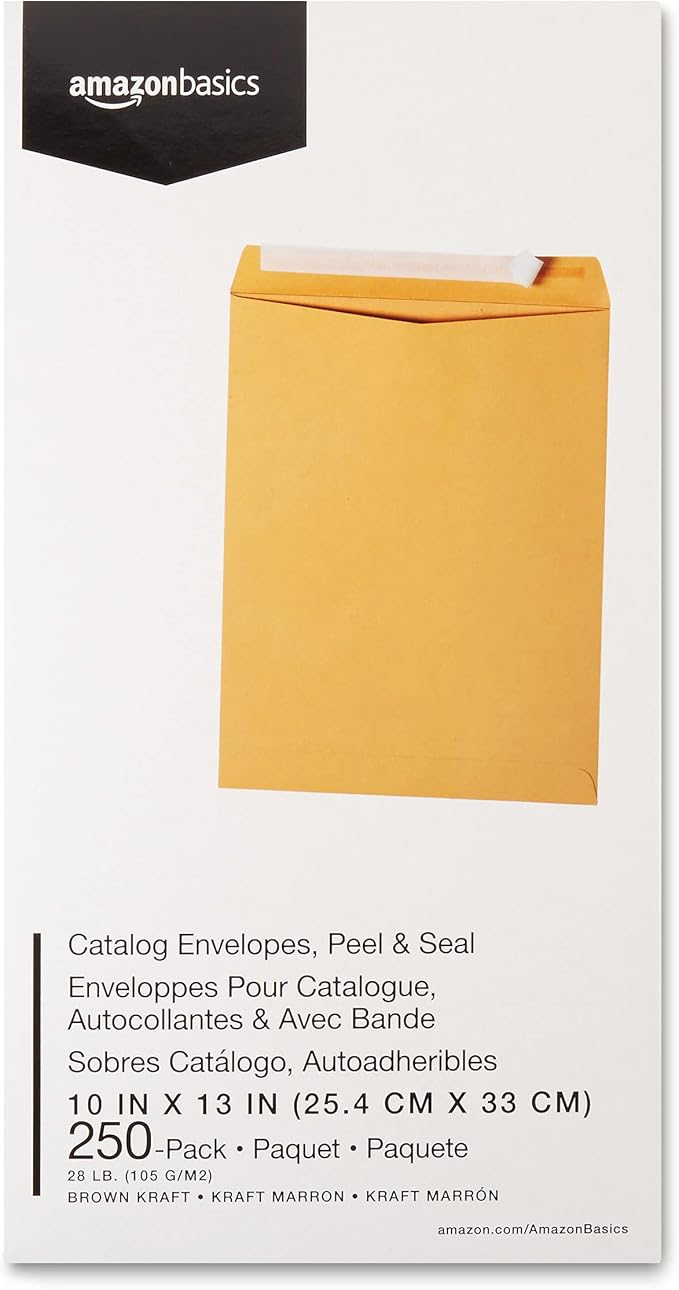 Amazon Basics Catalog Self Seal Mailing Envelopes, Peel and Seal - Image 6