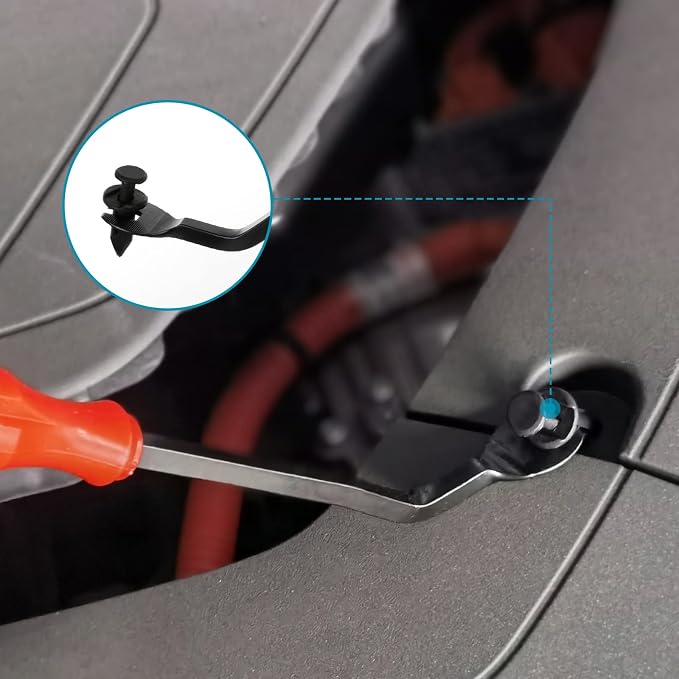1365Pcs Car Push Retainer Clips Body Clips Plastic Fasteners Kit Fender Rivet - Image 4