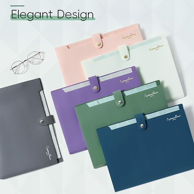 Sooez Elegant Accordion File Organizer - Image 3