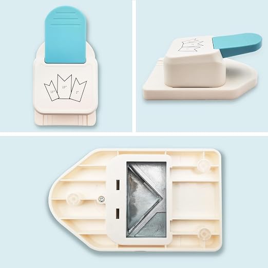 3 in 1 Craft Tag Punch Gift Tag Paper Punch，Paper Craft Tag Punch 1.5" 2" 2.5" - Image 3