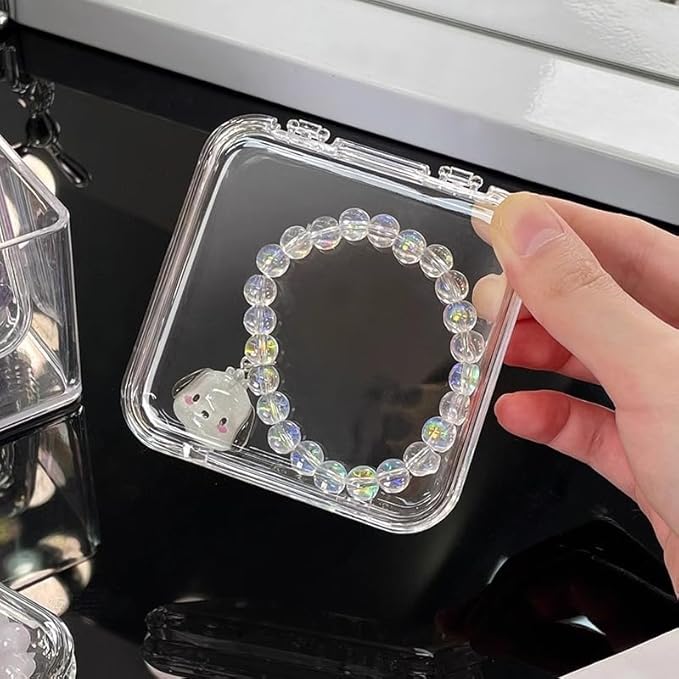 Acrylic jewelry box, crystal storage box, crystal bracelet transparent desktop - Image 4