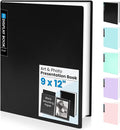 Sooez Binder with Plastic Sleeves 30-Pocket, Displays 60 Pages, 9x12 by Sooez