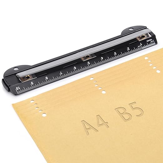 WorkLion 3 Ring Hole Punch for Binder, Portable Puncher, Office Assistant by WORKLION