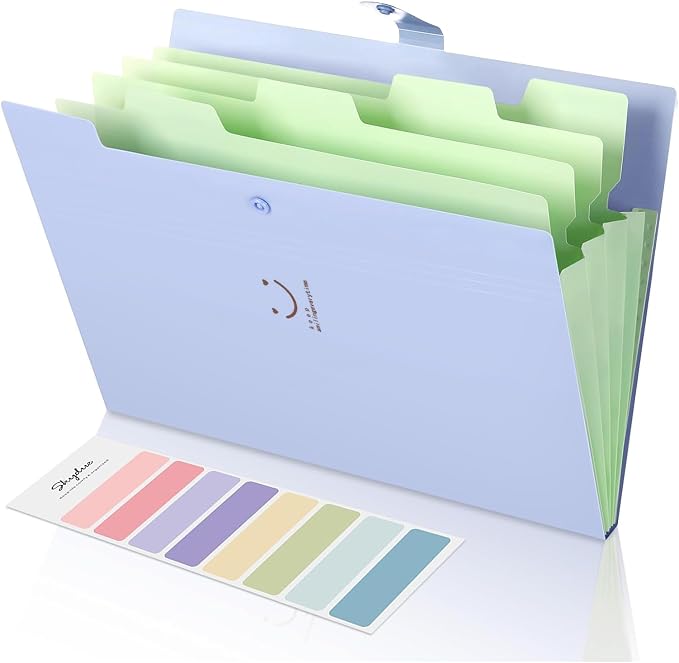 SKYDUE Letter A4 Paper Expanding File Folder Pockets Accordion Document - Image 5