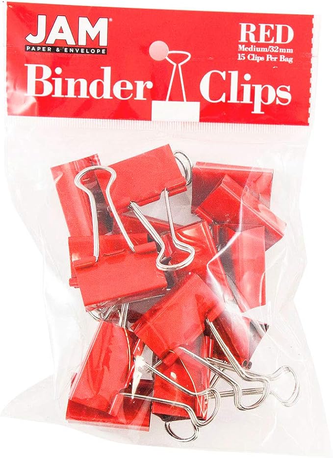 JAM PAPER Colorful Binder Clips - Image 7