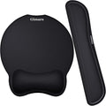 Gimars Upgrade Enlarge Superfine Fibre Soft Smooth Gel Ergonomic Mouse Pad by Gimars