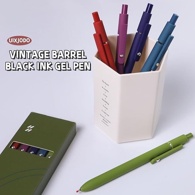 UIXJODO Gel Pens, High-End Series Metal Clip Retractable Pens - Image 7