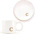 RainVibe Elegant Gift Set for Women – Personalized Monogram Ceramic Mug & by Unknown