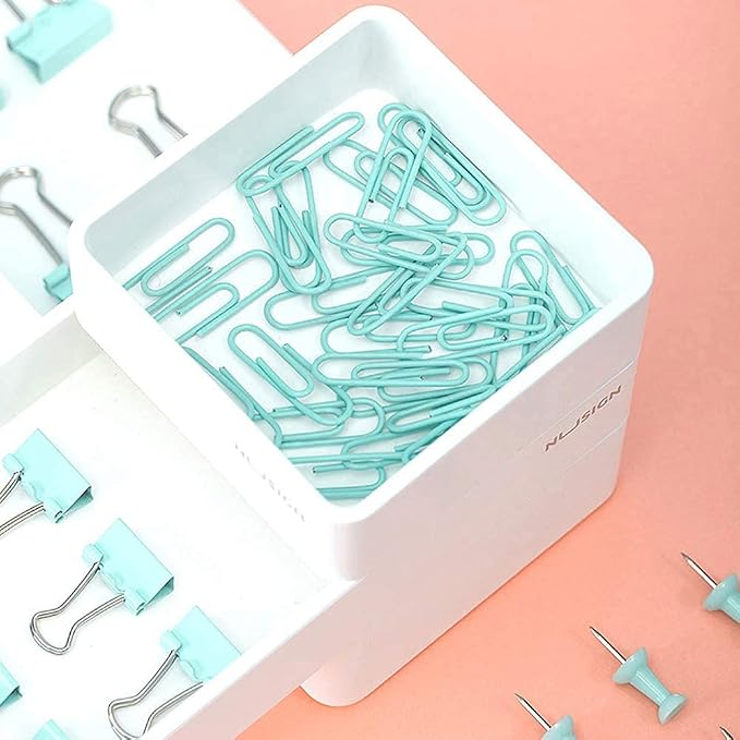 Paper Binder and Clips Set, Metal Assorted Sized Binders - Image 5