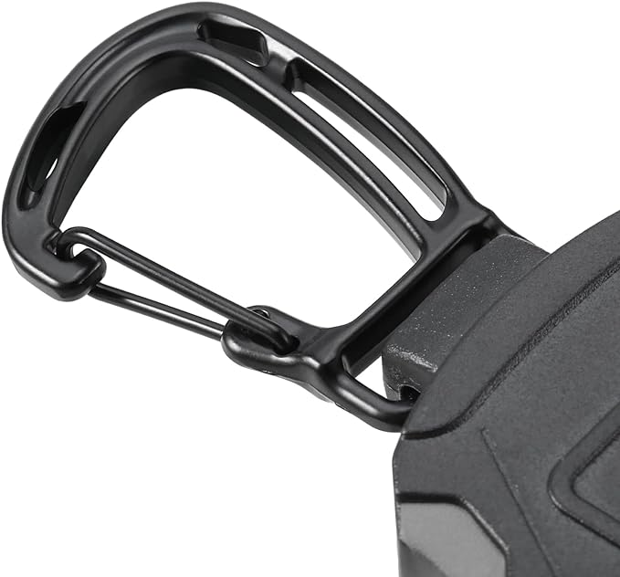 SHENGXIN 2 Pack Retractable Keychain Heavy Duty Carabiner Badge Holder - Image 5