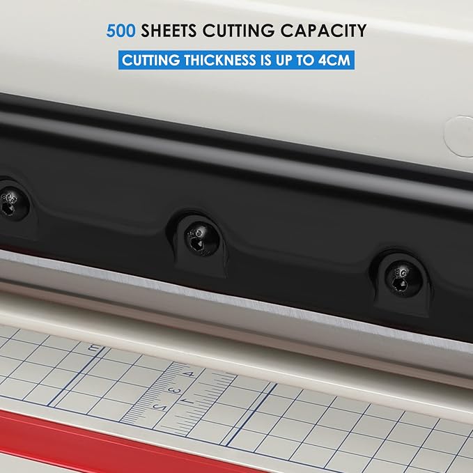Heavy Duty Paper Cutter, Cortadora de Papel 400 Sheets Paper Trimmer - Image 7