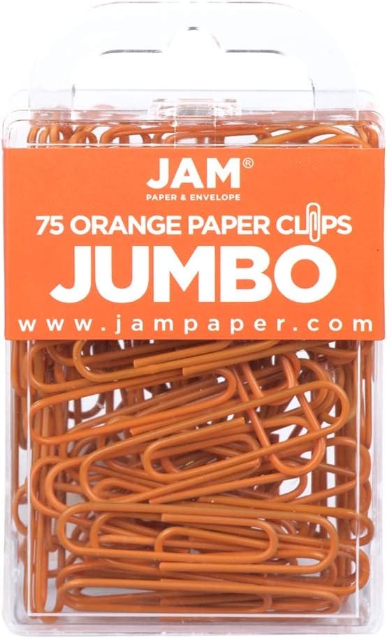 JAM PAPER Colorful Jumbo Paper Clips by JAMPaper