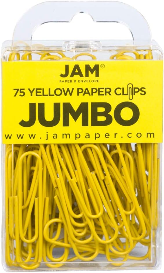 JAM PAPER Colorful Jumbo Paper Clips by JAMPaper