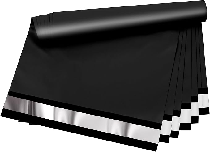 Poly Mailers - 10x13 inch 25 Pcs Black Shipping Bags by VAPULCIO