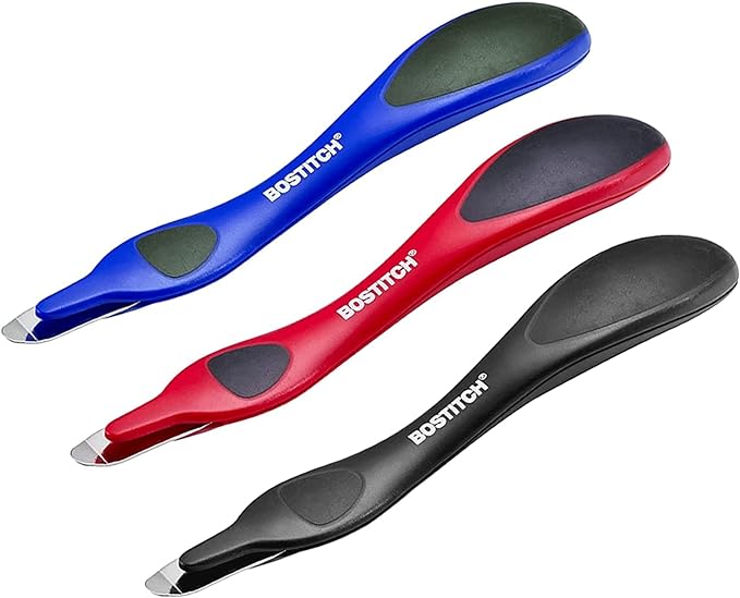 Bostitch Professional Magnetic Easy Staple Remover, Primary Colors, 3 Pack | by BostitchOfficeProducts