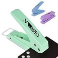Single Hole Puncher, 3 Pack ， 1/4" Hole, 50% Labor Savings, Heavy Duty Metal by Cgerma