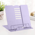 MSDADA Desk Book Stand Metal Reading Rest Book Holder Adjustable Cookbook by ColoryourlifewithMSDADA