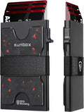 RUNBOX Slim Card Holder Wallet for Men, Minimalist RFID Blocking Wallet by RUNBOX