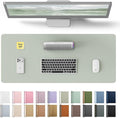 YSAGi Leather Desk Protector, Office Mat, Large Mouse Mat, Non-Slip PU Leather by YSAGi