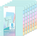 Forvencer 48Pcs/6Set Binder Dividers by Forvencer