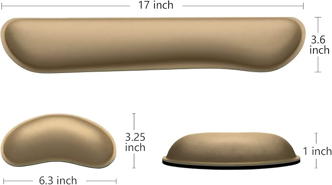 Dapesuom Enlarge Keyboard Wrist Rest, Memory Foam Wrist Cushion - Image 5