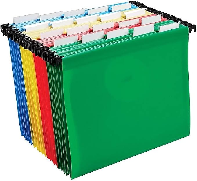 Staples Hanging File Folders, Letter Size, Water‑Resistant, Includes Tabs & - Image 4