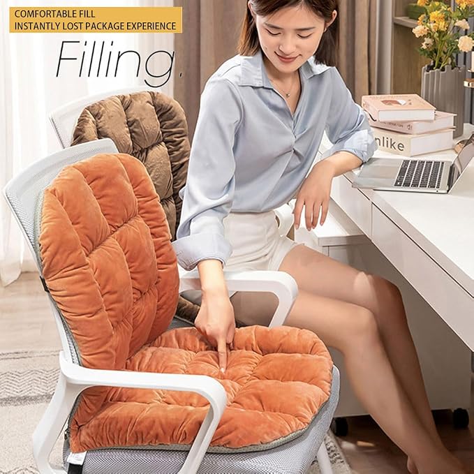 Desk Chair Cushion Non-Slip Rocking Seat Cushion Office Chair Pad Dorm Seat - Image 7