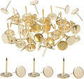 100pcs Upholstery Thumb Tacks for Wall, 7/16 Inch Wood Thumb Tacks, Upholstery by Unknown
