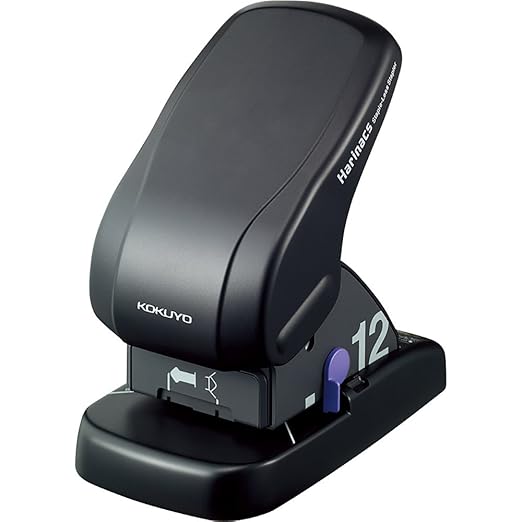 Kokuyo Harinacs Stapleless Stapler, Large Desktop Staple Free Stapler, 12 Sheet by Unknown