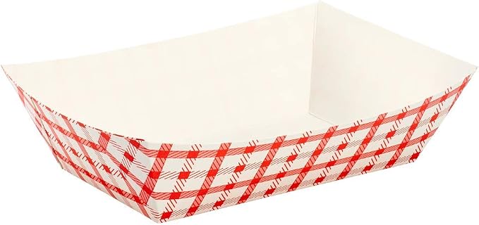 Karat Paper Food Trays Disposable Sturdy Food Boats, Leak Resistant | Ideal by Karat