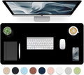 Leather Desk Pad, Mouse Pad, Non-Slip Desk Protector Mat, Leather Desk Blotter by Bloss