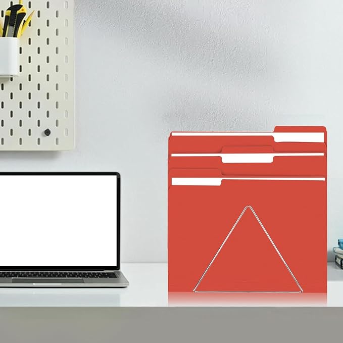 File Folder, RAZCC 100 Pack 1/3 Cut Tab File Folders Letter Size, Folders - Image 7