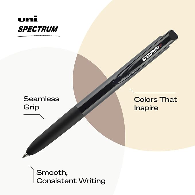 uniball Spectrum Retractable Gel Pens, Medium Point, 12 Pack - Image 3