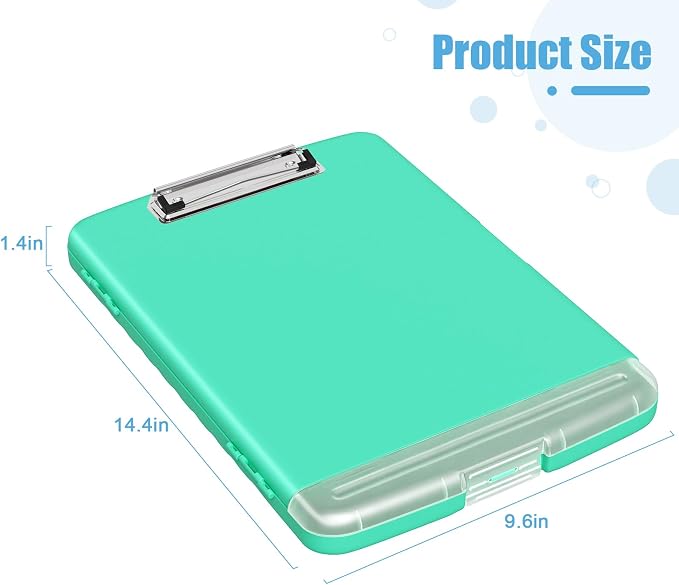 Hongri Clipboard with Storage with Pen Holder, Folder Nursing Clip Board 8.5 x - Image 4