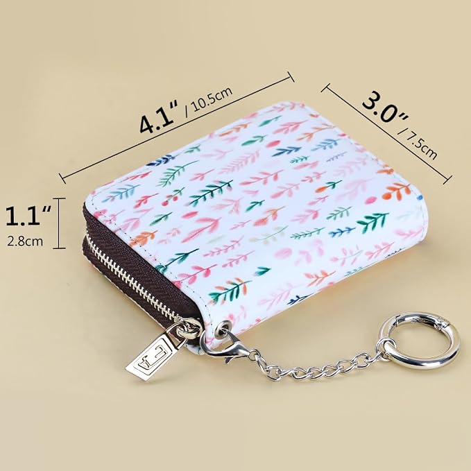 FurArt Zipper Wallet Women, RFID Blocking Credit Card Wallet, Business Card - Image 6