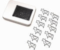 60 Pcs Black Cow Paper Clips, Cow Office Supplies, Cow Desk Stationery by NELJIBEHU