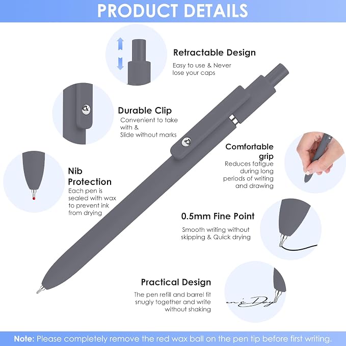 Donyang Gel Pens, Office Supplies, Anniversary Birthday Gifts - Image 2