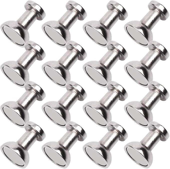 Magnetic Push Pins for Refrigerator Magnets, Map Magnets by Buvunt