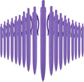 BallPoint Pens, 50 Pack, Bulk Pens, Dark Purple Barrel, Click Pens by Wiaziert