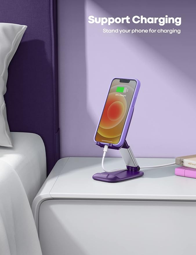Lamicall Purple Phone Holder for Desk - Image 3
