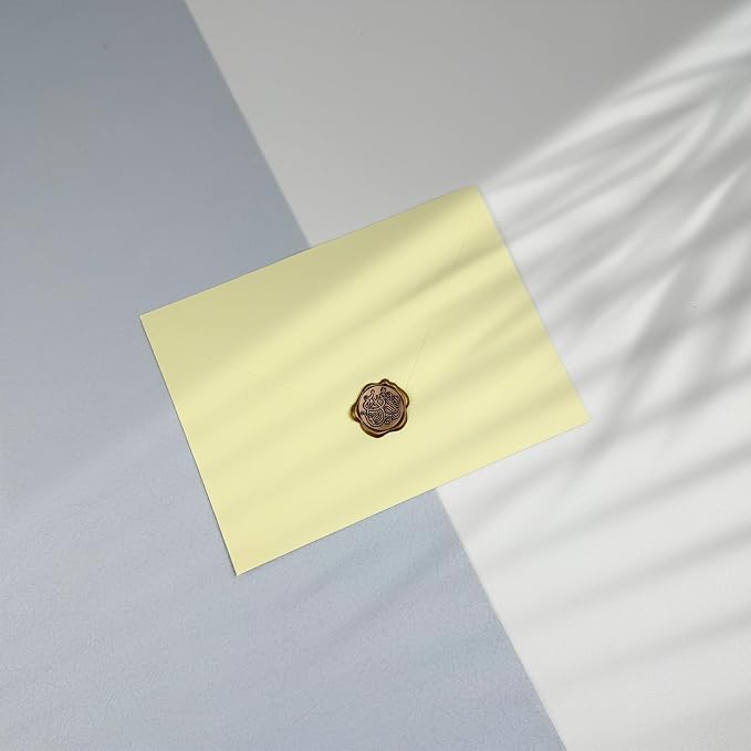 50 PCS Light Yellow Colorful A7 Envelopes - Image 4