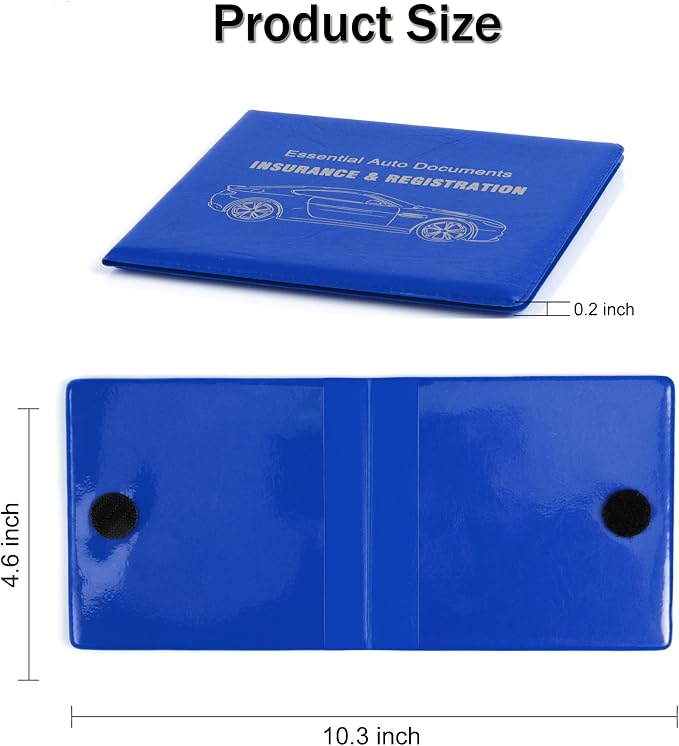 UYYE Car Registration and Insurance Card Holder, Vehicle Glove Box Car Organizer - Image 2