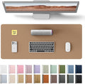 YSAGi Leather Desk Pad Protector, Office Mat, Large Mouse Pad, Non-Slip PU by YSAGi