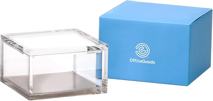 OfficeGoods Acrylic Desk Organizer w/Silver Base – Functional & Elegant Odds & - Image 8